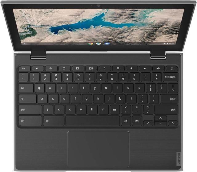Alt view image 2 of 3 - Lenovo Chromebook 100e 2nd Gen 11.6" 4GB 32GB eMMC AMD A4-9120C 1.6GHz ChromeOS, Black