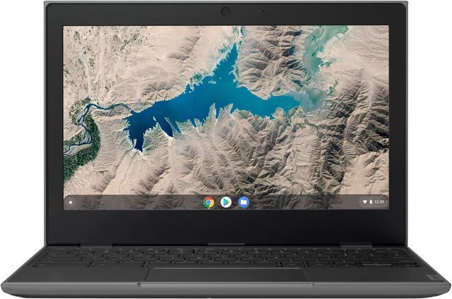 Alt view image 3 of 3 - Lenovo Chromebook 100e 2nd Gen 11.6" 4GB 32GB eMMC AMD A4-9120C 1.6GHz ChromeOS, Black