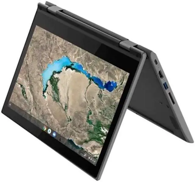 Alt view image 3 of 4 - Lenovo Chromebook 300e 2-in-1 11.6" Touch 4GB 32GB eMMC Celeron® N4020 1.1GHz ChromeOS, Black