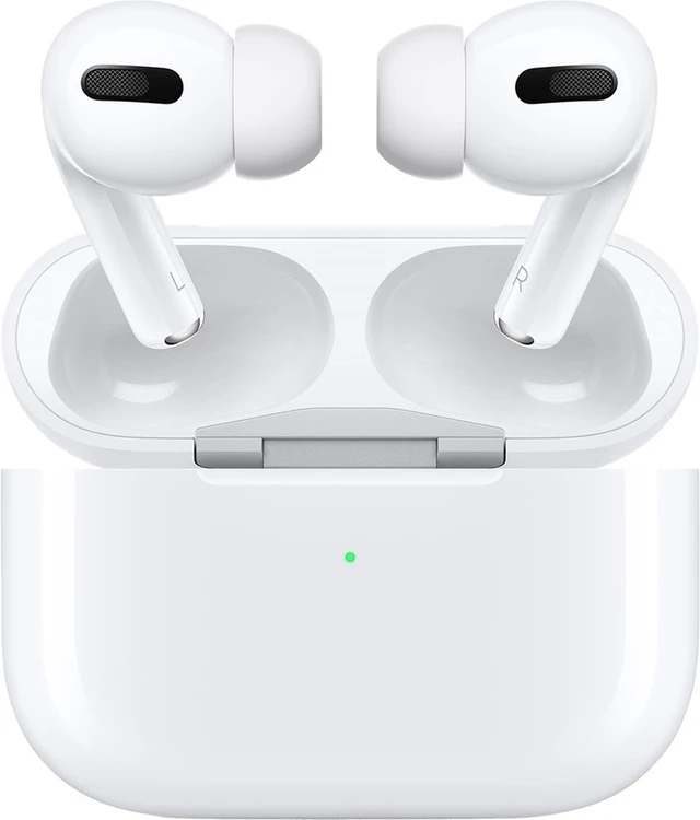 Main image of Apple AirPods Pro with Wireless Charging Case, White