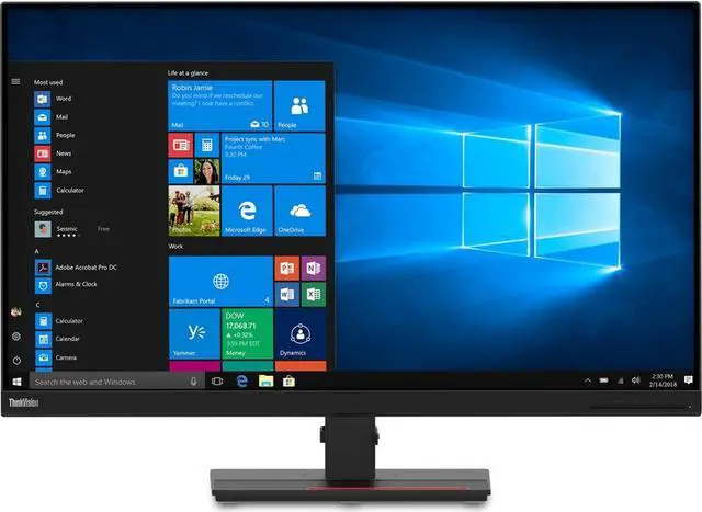 Main image of Lenovo ThinkVision T32h-20 32" QHD (2560x1440) 6ms IPS Monitor, Black