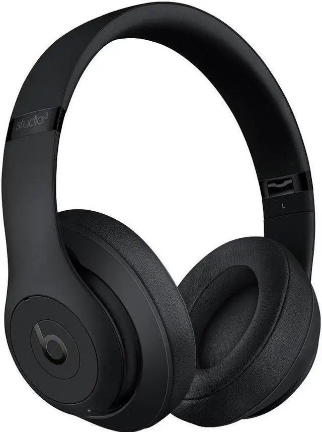 Alt view image 3 of 7 - Beats Studio3 Wireless Noise Cancelling Over-Ear Headphones - Apple W1 Headphone Chip, Class 1 Bluetooth, 22 Hours of Listening Time, Built-in Microphone - Matte Black