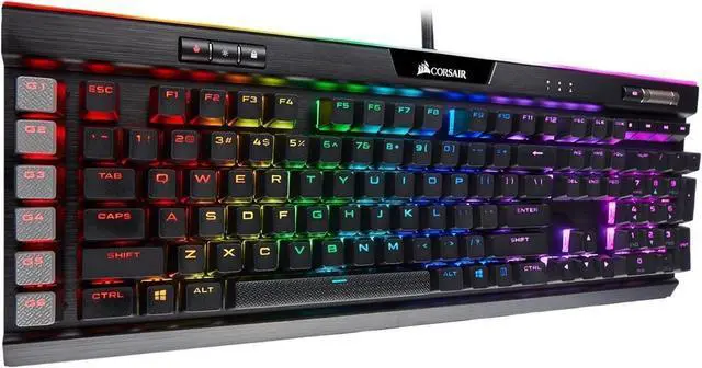 Alt view image 14 of 20 - Corsair K95 RGB Platinum XT Mechanical Gaming Keyboard, Backlit RGB LED, Cherry MX RGB Brown, Black