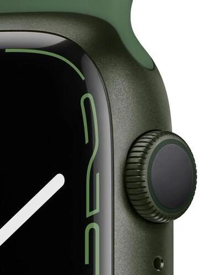 Alt view image 3 of 4 - Apple Watch Series 7 (GPS) 41mm Aluminum Case, Green