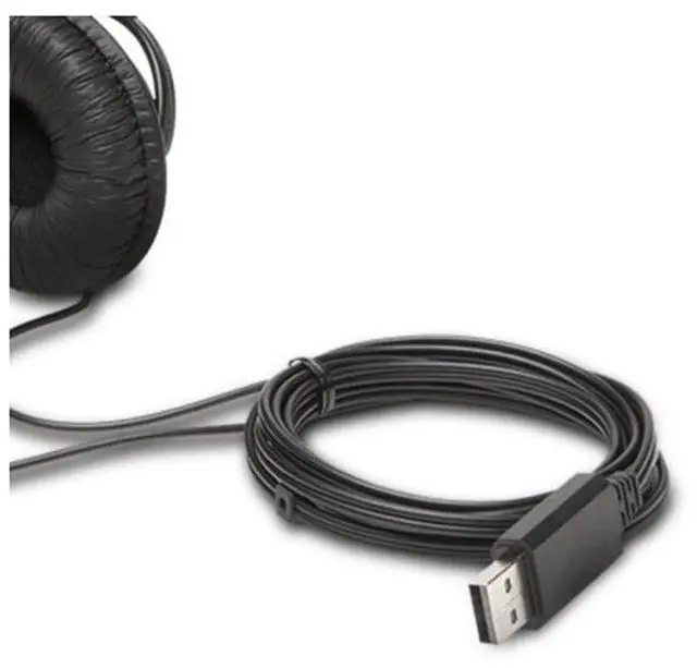 Alt view image 13 of 18 - Kensington HE K97601WW USB Hi-Fi Headphones with Mic