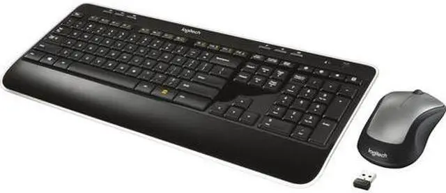 Alt view image 10 of 14 - Logitech 920-002595 Wireless Desktop MK520 Keyboard and Mouse Combo