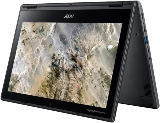 Alt view image 2 of 3 - Acer Chromebook Spin 311 R721T-62ZQ 11.6" Touch 4GB 32GB eMMC AMD A6-9220C 1.8GHz ChromeOS, Black
