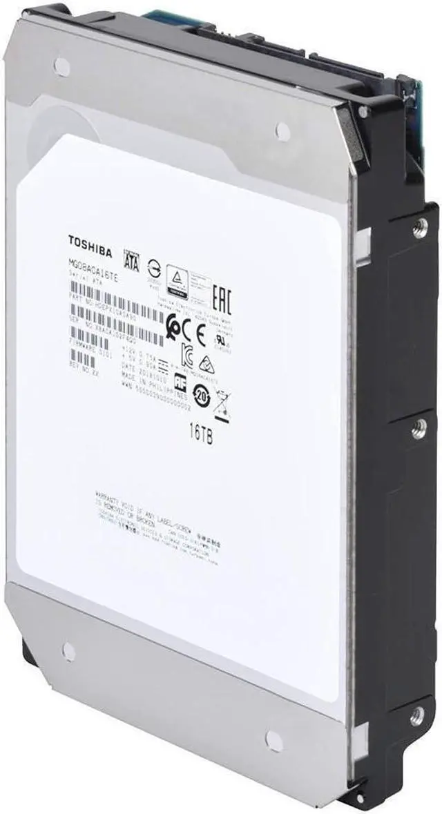 Alt view image 12 of 20 - Toshiba 16TB Enterprise HDD SATA 6.0Gb/s 512e 7200 RPM 512MB Cache 3.5" Internal Hard Drive MG08ACA16TE