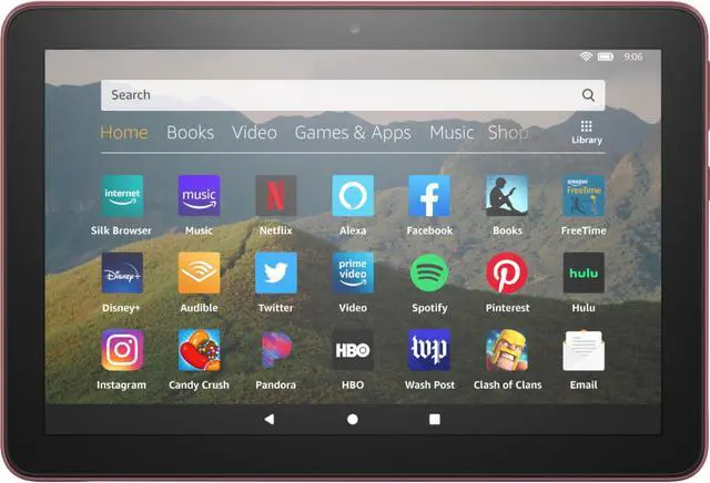 Alt view image 5 of 7 - Amazon Fire HD 8 10th Generation 8" Tablet 32GB - Plum