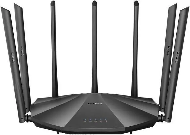Alt view image 18 of 20 - Tenda AC23 Smart WiFi Router - Dual Band Gigabit Wireless (up to 2033 Mbps) Internet Router for Home, 4X4 MU-MIMO Technology, Up to 1400 sq ft Coverage Parental Control Compatible with Alexa (AC2100)