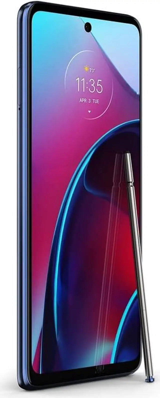 Alt view image 2 of 4 - Motorola Moto G Stylus 128GB 6.8" 4G LTE Fully Unlocked, Twilight Blue