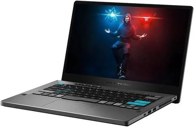 Alt view image 3 of 3 - Asus ROG Zephyrus G14 GA401QEC-K2064T 14" 16GB 1TB SSD AMD Ryzen R9 5900HS 3.0GHz Win10H, Gray