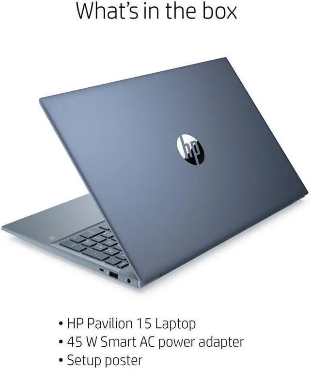 Alt view image 2 of 2 - HP Pavilion 15-eh1070wm 15.6" 8GB 512GB SSD AMD Ryzen 7 5700U 4.3GHz, Blue