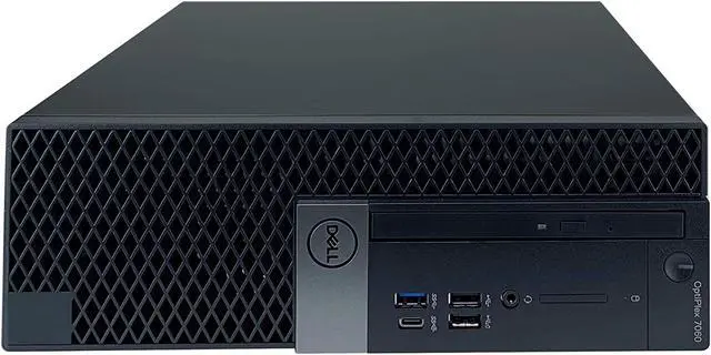 Alt view image 6 of 6 - Dell Optiplex 7060 Desktop Computer | Hexa Core Intel i5 (3.2) | 16GB DDR4 RAM | 500GB SSD Solid State | Windows 11 Professional | New 24in LCD Monitor | Home or Office PC