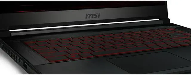 Alt view image 4 of 6 - MSI GF63 Thin 15.6 inch Full HD 144Hz Gaming NVIDIA GeForce RTX 3050 Intel Core i5-11400H 16GB RAM 512GB SSD WiFi 6; Bluetooth 5.1 Windows 11 Home Black