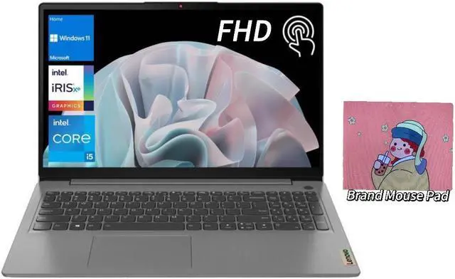 Main image of Lenovo IdeaPad 3i 15.6"FHD Touch Laptop,Intel Core i5-1135G7 Processor,WiFi 6 and Bluetooth 5.1,Windows 11 Home (20 GB RAM|512 GB SSD),Arctic Grey