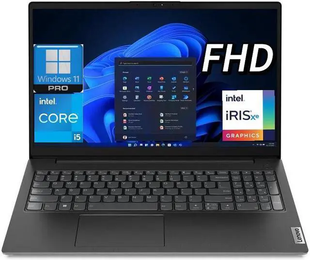 Main image of Lenovo V15 G3 15.6"(1920 x 1080) FHD Laptop,Intel Core i5-1235U,Intel Iris Xe Graphics,Wi-Fi 5 and Bluetooth 5.1,16 GB RAM,512 GB SSD,Win 11 Pro,Business Black