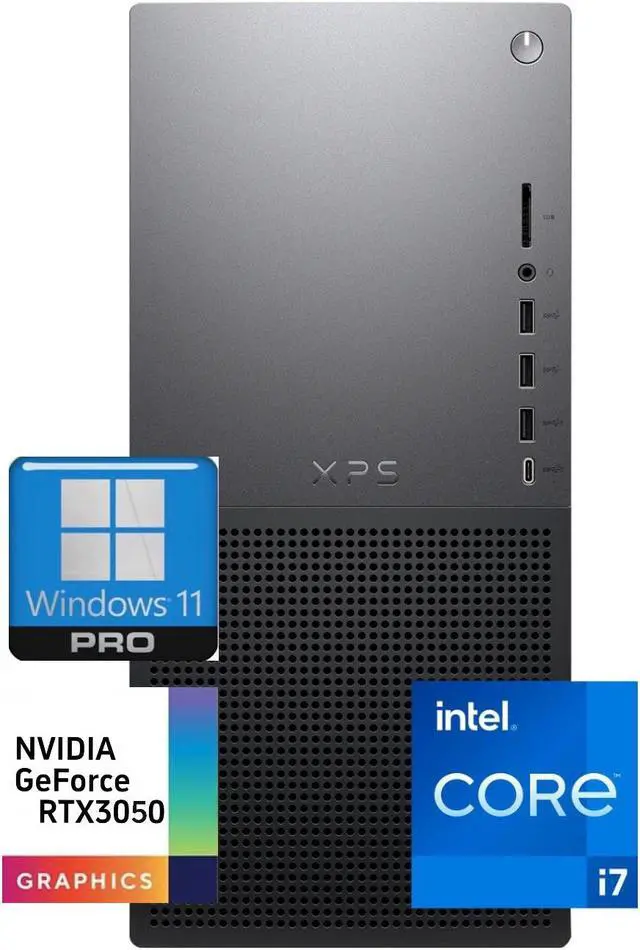 Main image of Dell XPS 8960 Intel Core i7-13700 Desktop,NVIDIA GeForce RTX 3050 8GB GDDR6 Graphics,Wifi 6 and Bluetooth 5.2,64GB RAM,1 TB SSD,Windows 11 Pro