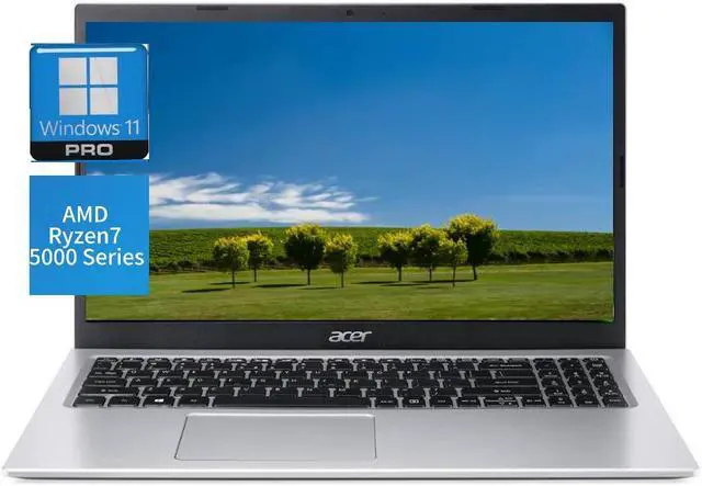 Main image of Acer Aspire 3 15.6 FHD Laptop,AMD Ryzen 7-5700U Processor with Radeon Graphics,16GB RAM,1TB SSD,Windows 11 Pro,Silver
