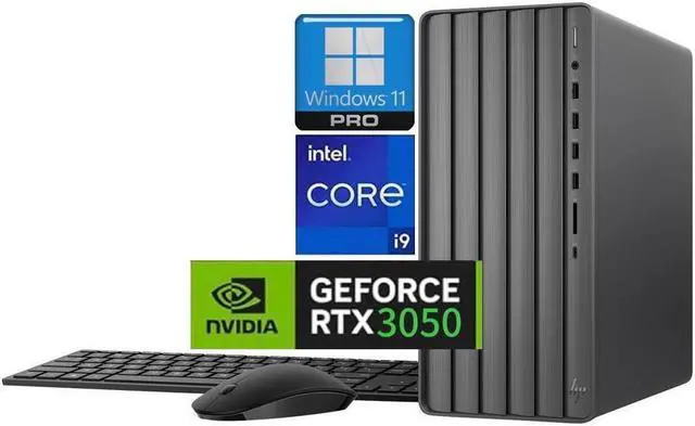 Main image of HP Envy TE01-4000 Desktop,Intel Core i9-12900K Processor(up to 5.2GHz),NVIDIA GeForce RTX 3050 8GB Graphics,64 GB RAM,2 TB SSD+4 TB HDD,Windows 11 Pro