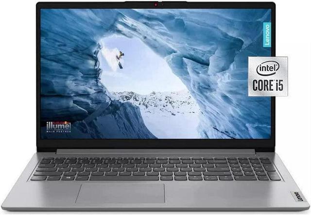 Lenovo IdeaPad 1 15.6 FHD business Laptop,Intel Core i5-1235U(Up to  4.40GHz),Intel Iris Xe Graphics,12GB RAM,1 TB SSD,Win 11 Pro,Grey -  Newegg.com