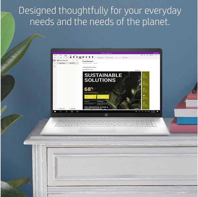 Alt view image 4 of 4 - HP Essential 17t Business Laptop,17.3" HD+ Touchscreen,Intel Core i7-1355U,8 GB RAM,512 GB PCIe SSD,Win 11 Pro