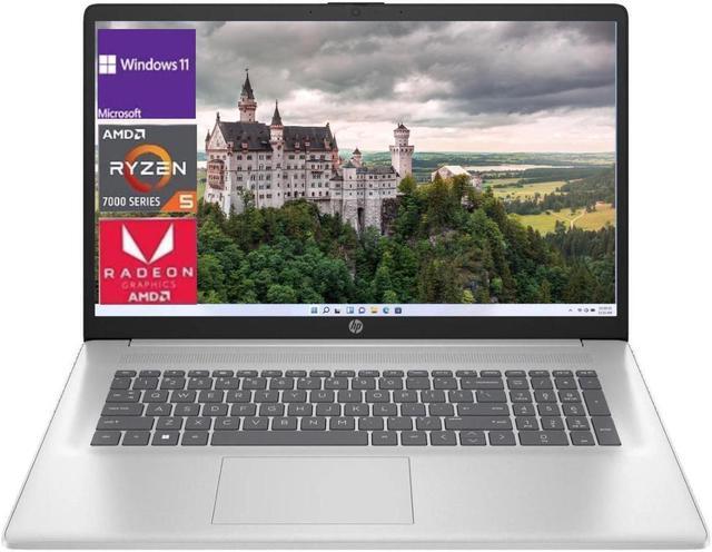 HP 17.3 FHD Laptop,AMD Ryzen 5 7430U(Up to 4.3GHz),Webcam
