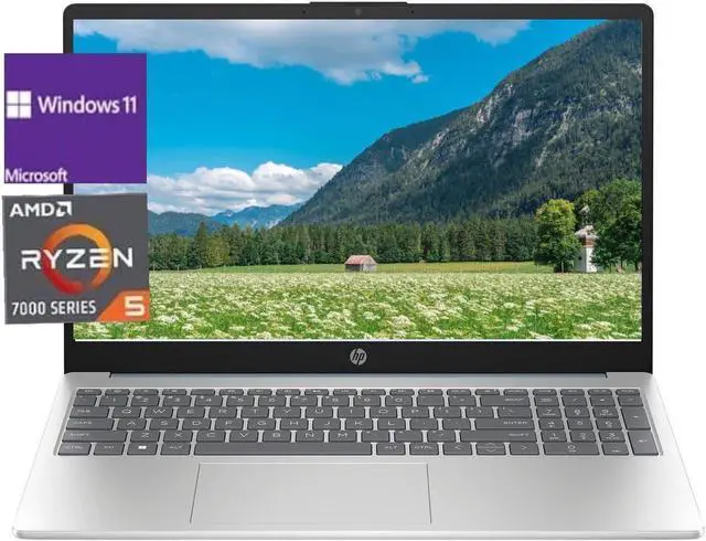 Main image of HP 15.6 FHD Laptop,AMD Ryzen 5 7520U,AMD Radeon Graphics,Webcam,WiFi,8 GB RAM,512 GB PCIe SSD,Win 11 Home,blue