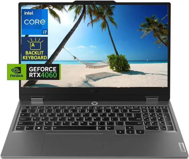 Main image of Lenovo LOQ 15IRX9 Gaming Laptop,15.6" FHD 144Hz,Intel Core i7-13650HX,NVIDIA GeForce RTX4060,Backlit KB,32 GB RAM,2TB SSD,Win 11 Pro
