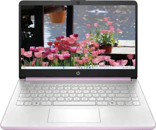 Main image of HP 14" HD Laptop - Intel N150 Processor - 16GB RAM,256GB SSD - Win 11 Home - Honey Lavender