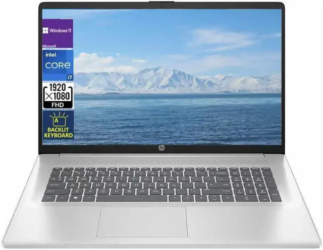 Main image of HP 17.3" FHD Business Laptop - Intel Core i7 1355U - Backlit KB - 16 GB RAM,1 TB PCIe  SSD - Win 11 Pro