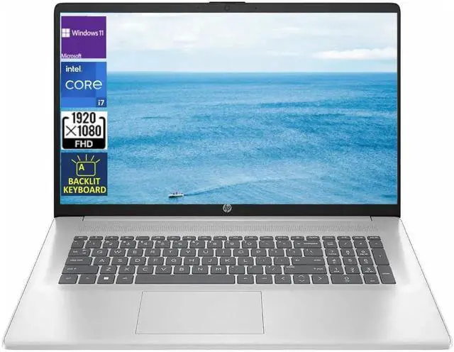 Main image of HP 17.3" FHD Business Laptop,Intel Core i7 1355U(up to 5.0 GHz),Backlit Keyboard,Wi-Fi 6,64 GB RAM,1 TB PCIe SSD,Win 11 Pro