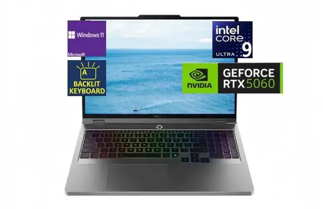 Main image of Lenovo Legion 5i Gaming Laptop -16" 240Hz Display -Intel Core Ultra 9 275HX -NVIDIA GeForce RTX 5060 Graphics -64 GB RAM,1 TB PCIe SSD -Win 11 Home
