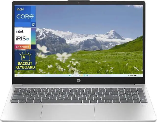 Main image of HP 15.6" FHD Business Laptop - Intel Core i7 1355U - Backlit KB - Wi-Fi and Bluetooth - 32 GB RAM,1 TB PCIe SSD - Win 11 Pro