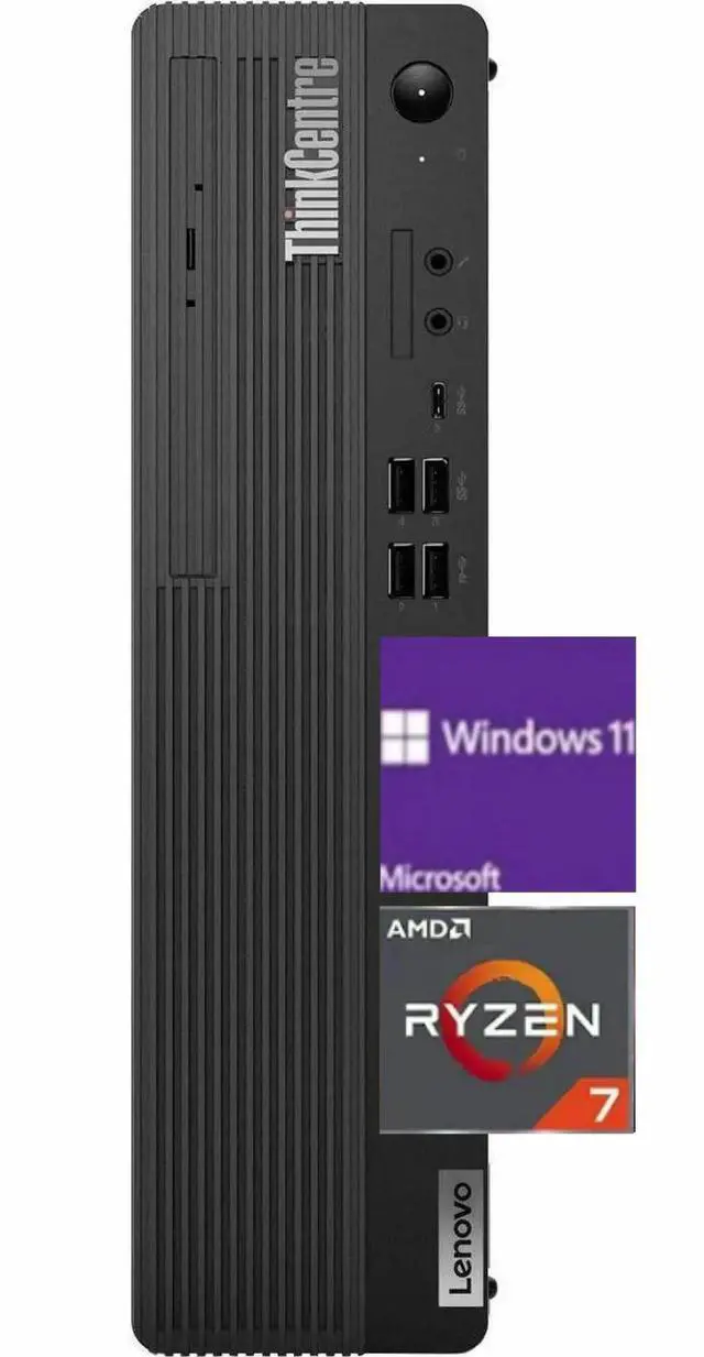 Main image of Lenovo ThinkCentre M75s Gen 2 Small Form Desktop -AMD Ryzen 7 PRO 5750G -Wi-Fi and Bluetooth -32 GB RAM,1 TB PCIe SSD -Windows 11 Pro