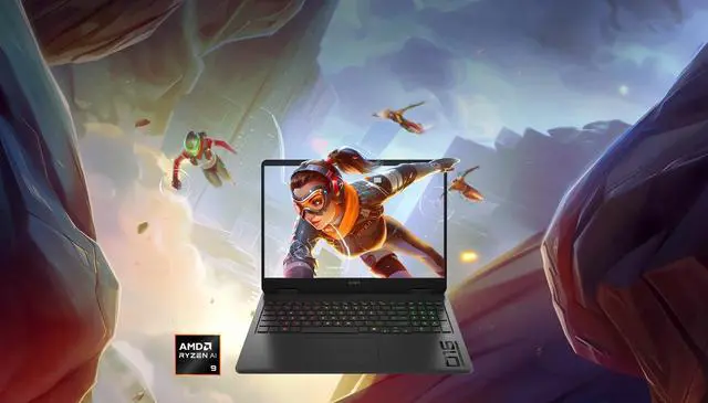 Alt view image 2 of 5 - HP OMEN 16" 240Hz Gaming Laptop - AMD Ryzen 9 8940HX - NVIDIA GeForce RTX 5070 - Backlit KB - 32 GB DDR5 RAM,2 TB PCIe SSD - Win 11 Home