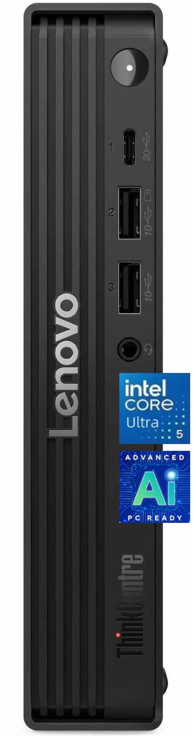 Main image of Lenovo ThinkCentre M90q Gen 6 Tiny Desktop - Intel Core Ultra 5 235T vPro - Lenovo AI - 8 GB DDR5 RAM - 512 GB PCIe SSD - Windows 11 Home - Black
