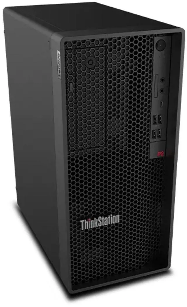 Alt view image 5 of 6 - Lenovo ThinkStation P2 Gen 2 Tower AI-Processing Workstation -Intel Core Ultra 5 225 -NVIDIA GeForce RTX 5060 -32 GB DDR5 RAM(4 x 8GB),512 GB SSD -Win 11 Pro