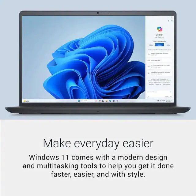 Alt view image 5 of 6 - Dell 15.6" 2K Touchscreen Business Laptop,Intel Core i7-1335U,Intel UHD Graphics,AI Copilot,16GB DDR5 RAM,512 GB SSD,Win 11 Home