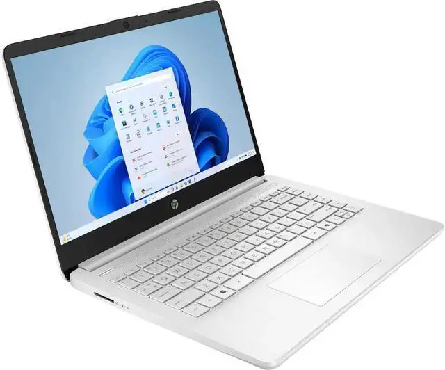 Alt view image 3 of 5 - HP 14 Laptop,14" HD Display,Intel Quad-Core N150 Processor,Wi-Fi,Webcam,4GB RAM,128 GB UFS,Win 11 Home