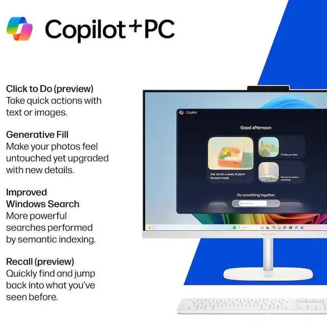 Alt view image 3 of 6 - HP OmniStudio Next Gen AI All-in-One Desktop,27" FHD Touchscreen,Intel Core Ultra 7 355 Processor,16 GB DDR5 RAM,512 GB SSD,Win 11 Home,White