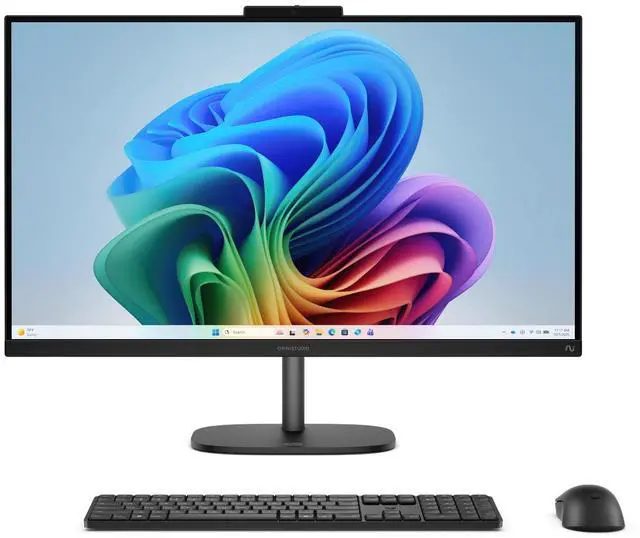 Main image of HP OmniStudio 27" All-in-One Desktop,Intel Core Ultra 7 355 Processor + Intel AI Boost,16 GB DDR5 RAM,512 GB SSD,Win 11 Home,Black