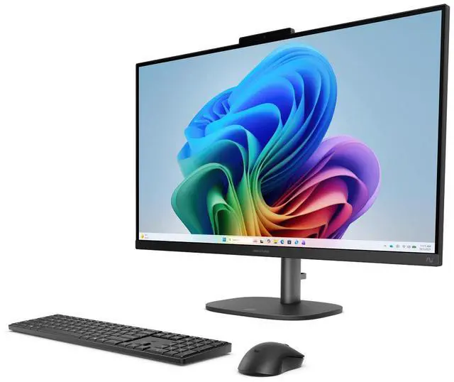 Alt view image 2 of 5 - HP OmniStudio 27" All-in-One Desktop,Intel Core Ultra 7 355 Processor + Intel AI Boost,16 GB DDR5 RAM,512 GB SSD,Win 11 Home,Black