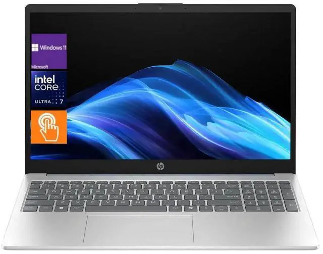 Main image of HP 15t-fd200 15.6" FHD Touch Laptop - Intel Core Ultra 7 255U Processor - AI Copilot -32GB DDR5 RAM,2 TB SSD - Win 11 Home - Moonlight blue