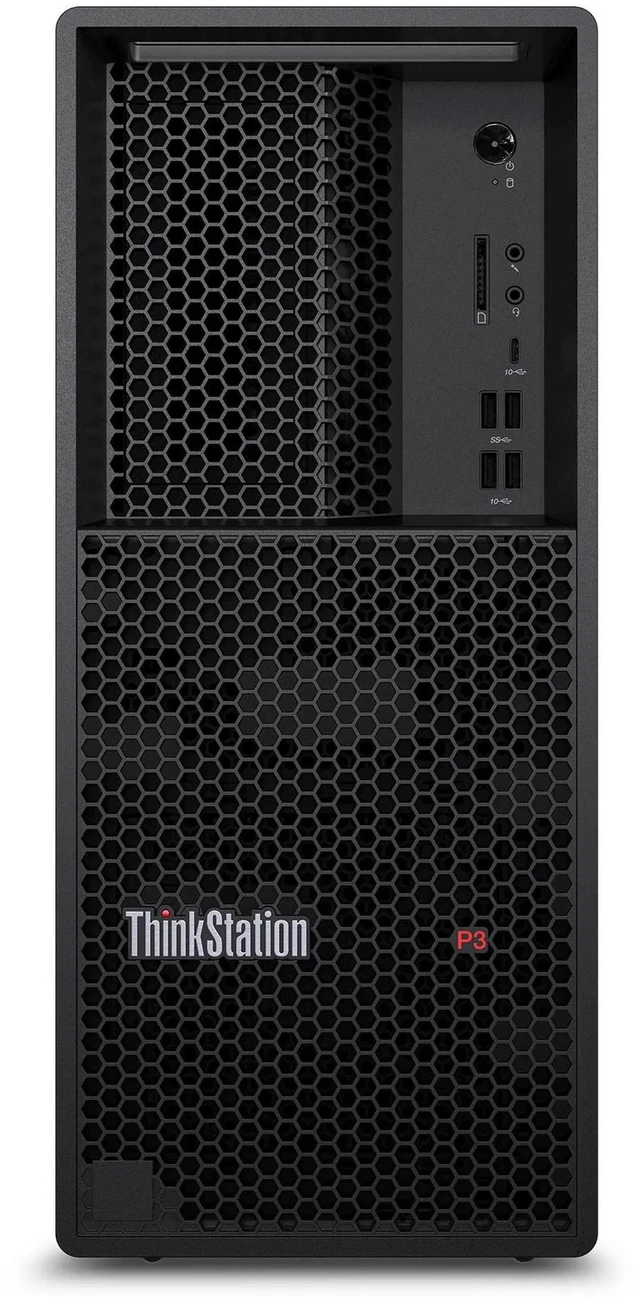 Main image of Lenovo ThinkStation P3 Tower Gen 2 AI-Ready Workstation,Intel Core Ultra 9 285 vPro,NVIDIA RTX 2000 Ada Generation 16GB GDDR6 Graphics,32 GB DDR5 RAM,1 TB SSD,Black