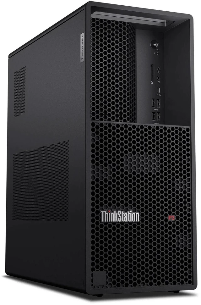 Alt view image 2 of 6 - Lenovo ThinkStation P3 Tower Gen 2 AI-Ready Workstation,Intel Core Ultra 9 285 vPro,NVIDIA RTX 2000 Ada Generation 16GB GDDR6 Graphics,32 GB DDR5 RAM,1 TB SSD,Black