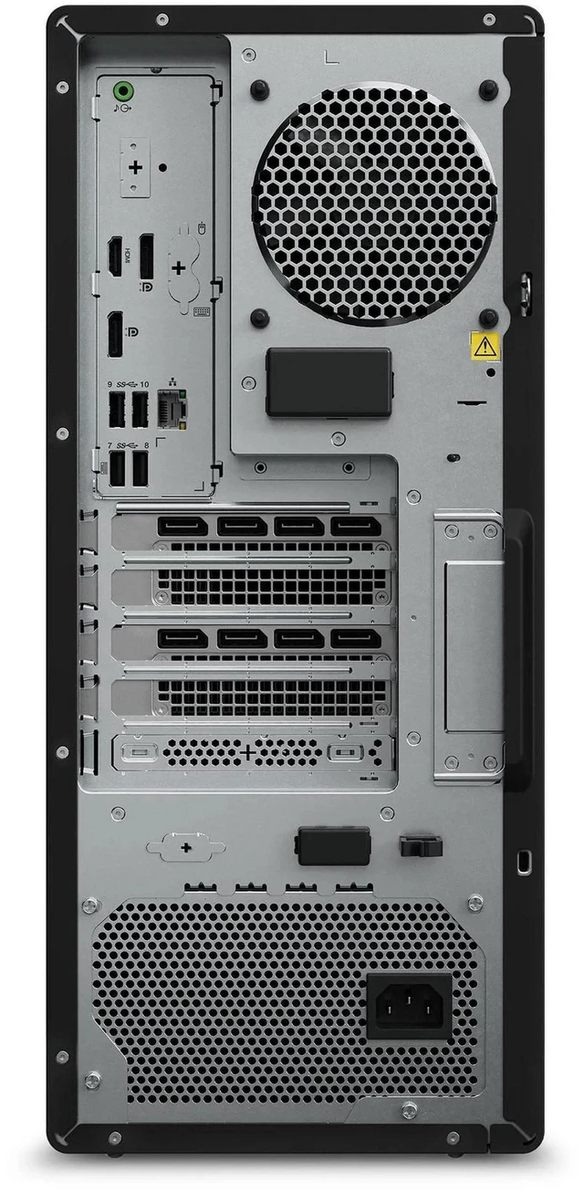 Alt view image 6 of 6 - Lenovo ThinkStation P3 Tower Gen 2 AI-Ready Workstation,Intel Core Ultra 9 285 vPro,NVIDIA RTX 2000 Ada Generation 16GB GDDR6 Graphics,32 GB DDR5 RAM,1 TB SSD,Black