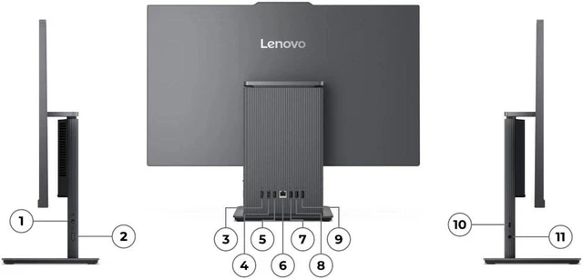 Alt view image 5 of 5 - Lenovo IdeaCentre All-in-one Desktop,23.8" FHD Touchscreen,Intel Core i5-13420H Processor,32 GB DDR5 RAM,512 GB SSD,Win 11 Pro