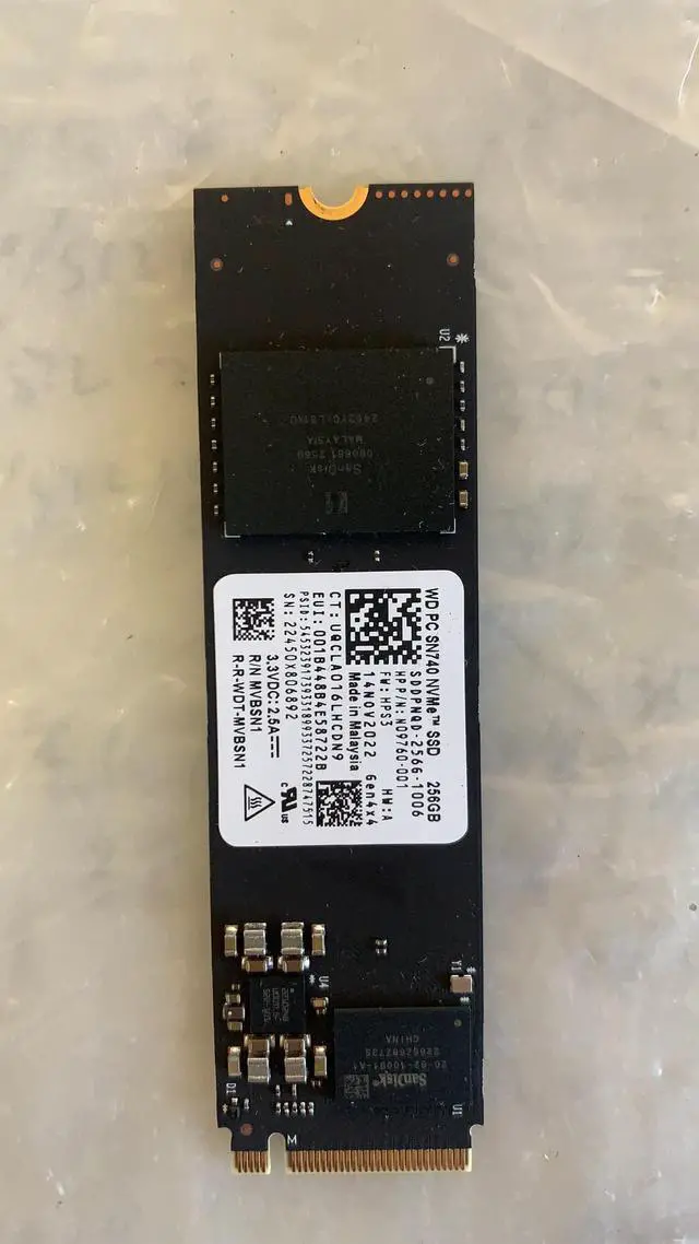 Main image of Western Digital PC SN740NVMe M.2 2230 SSD Solid State Drive for Laptop