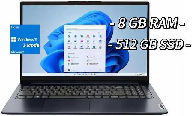 Alt view image 7 of 20 - Lenovo IdeaPad 1 15.6" Laptop - Intel Pentium Silver N6000 - 1080p - Windows 11 S Mode - Microsoft 365 Personal (1-Year Subscription) Notebook 82LX0050US